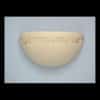 Bowl Wall Light-Art Deco Border-Uplight -Antique White-Indoor Only