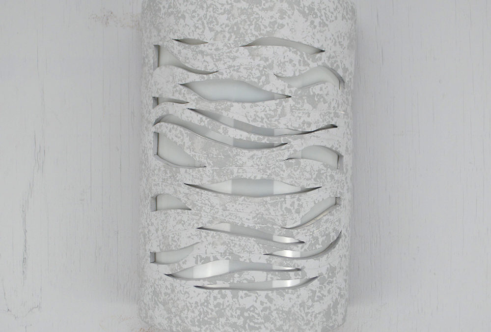 Wall Light-Strands-Open Top Half Round-Gray Tone-Indoor-Outdoor