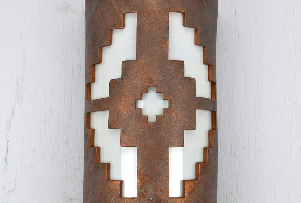 Wall Light-Ventana-Open Top Half Round-Ancient Bronze-Indoor-Outdoor