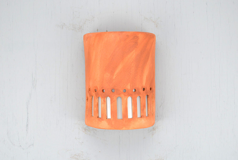 Wall Light-Arches-Closed Top (Dark Sky) Half Round-Clay Wash-Indoor-Outdoor