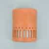 Wall Light-Arches-Open Top Half Round-Clay Wash-Indoor-Outdoor