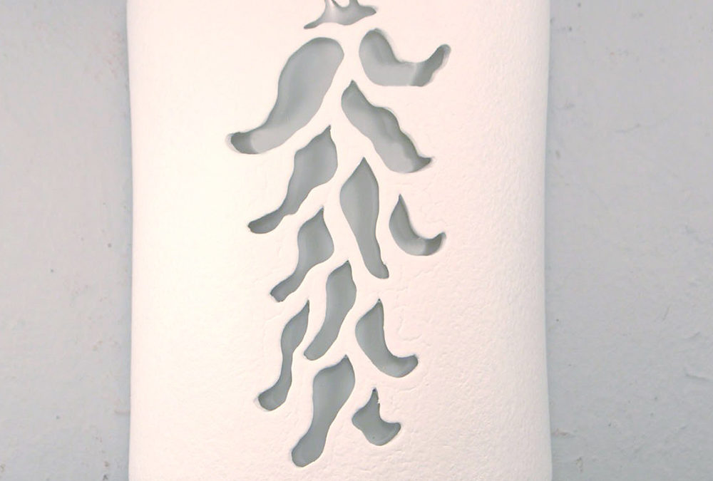 Wall Light-Ristra-Open Top Half Round-White-Indoor-Outdoor