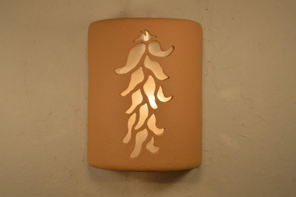 9" Open Top - Ristra Design, in Brown Color - Indoor/Outdoor
