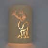 Wall Light-Elk-Open Top Half Round-Tan Tone-Indoor-Outdoor - Image 2