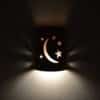 Wall Light-Moon and Stars-Low Profile-Open Top Half Round-Terracotta Mica-Indoor-Outdoor - Image 3