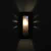 Wall Sconce-Picture Window-Low Profile ADA Rectangle-Navy Blue-Silver Mica-Indoor-Outdoor-Open Top - Image 3