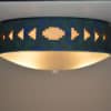 13" Flush Mount-Southwest Sidesteps-Raw Turquoise with added Fen Shui Blue - Image 2