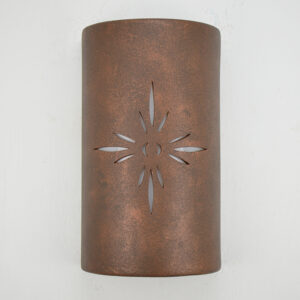 Star LL design-Antique Copper color-14''-indoor,outdoor light website