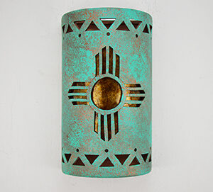 NM-Sun-with-Tribal-Drum-Border-designs-Amber-Mica-lens-Raw-Turquoise-color-14-indoor-outdoor