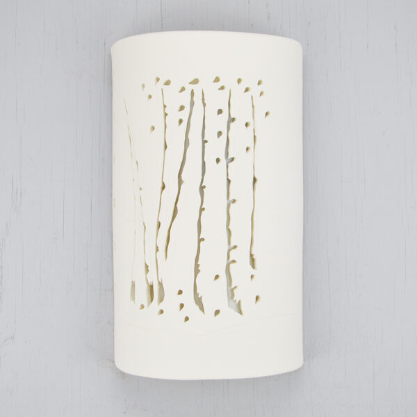 Trees of Aspen Grove design in Bisque-10" ADA Low Profile