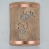 Elk design with copper bands in Coffee Wash 2