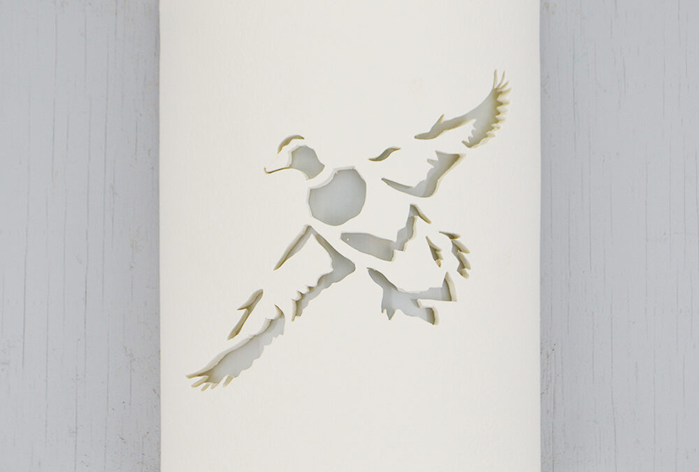 Wall Light-Mallard-ADA Low Profile Open Top-Bisque-Indoor-Outdoor