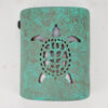 Sea Turtle light with Raw Turquoise color for the indoor or outdoor