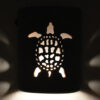 Sea Turtle light with Raw Turquoise color for the indoor or outdoor night
